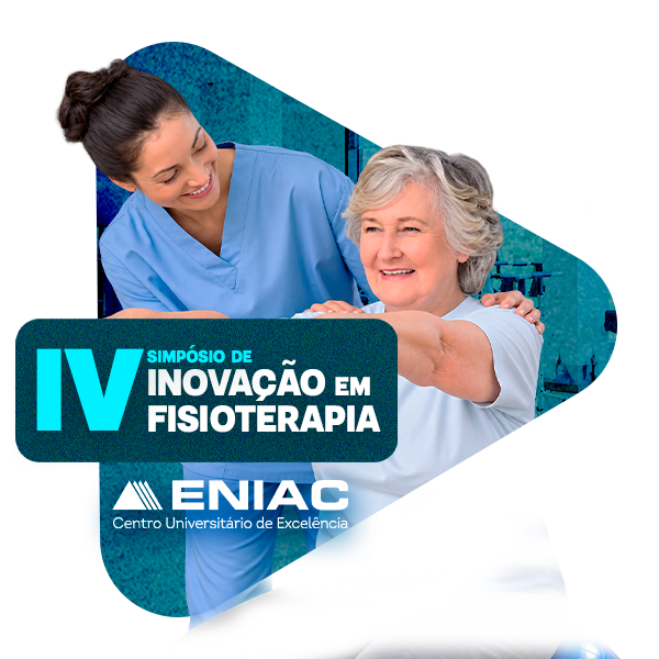 Arte oficial do IV Simpósio de Inovação em Fisioterapia do ENIAC